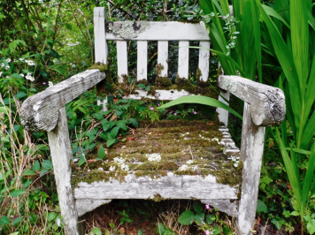 Old garden seat
