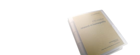 Homeopathy CPD Module <br> Research in Homeopathy