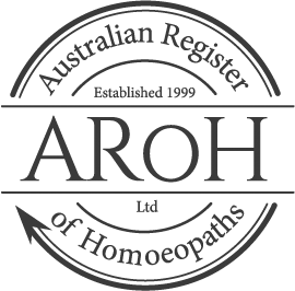 Australian Register of Homeopaths logo