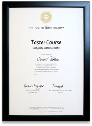 Taster Course Certificate