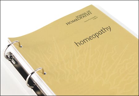 Homeopathy correspondence course