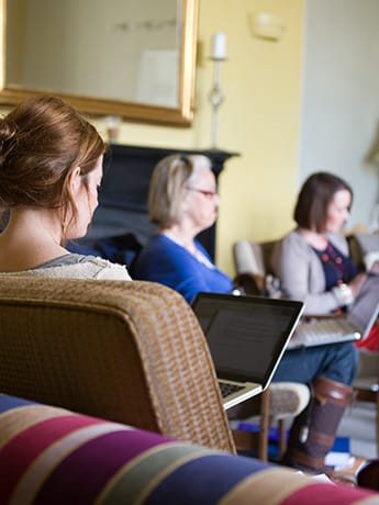 Sitting room students